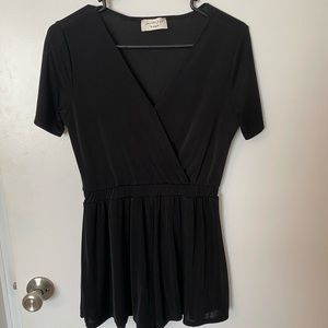 Super Soft Black Romper